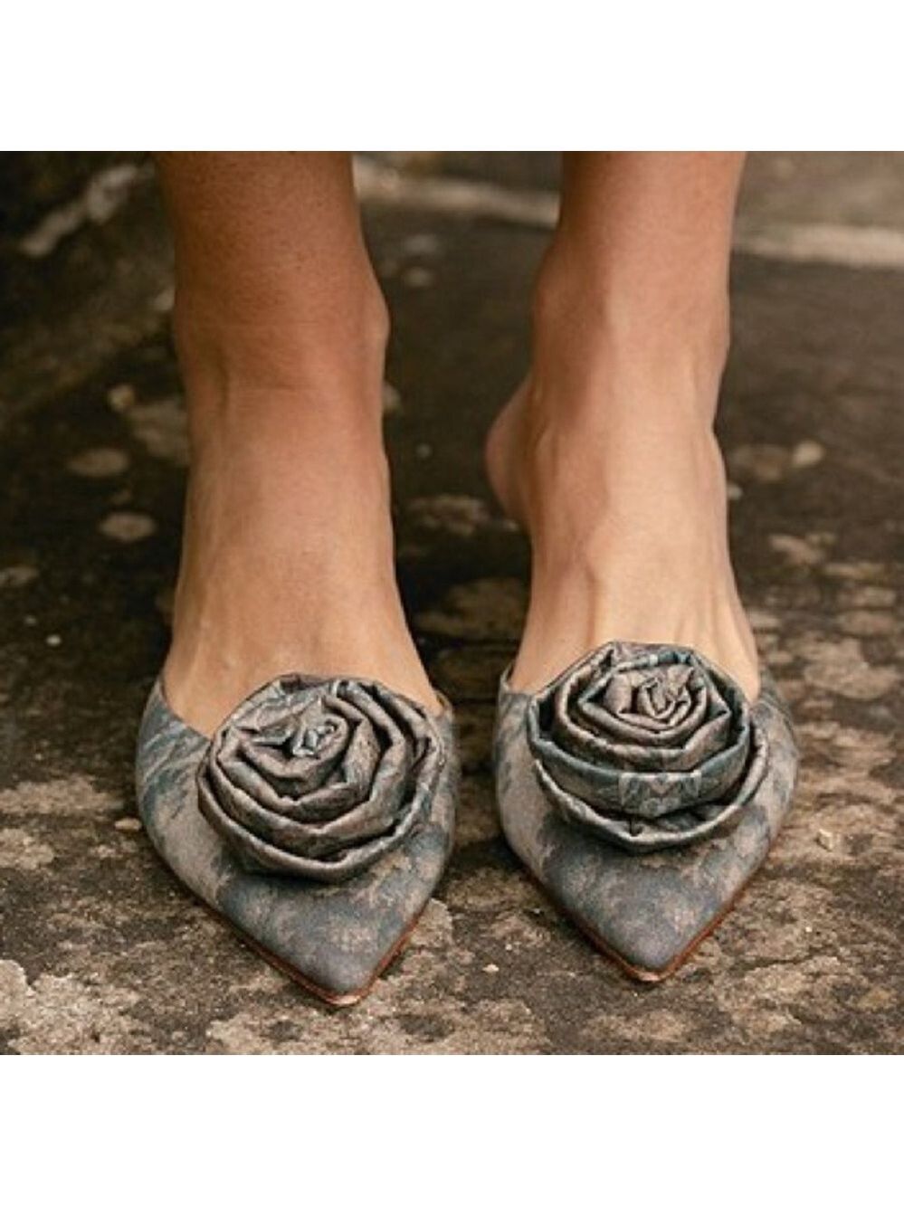 NWOB $129 Antonio Melani x Jennifer Sumko, the Jensy Nature Flower Dress Mules - Picture 6 of 6
